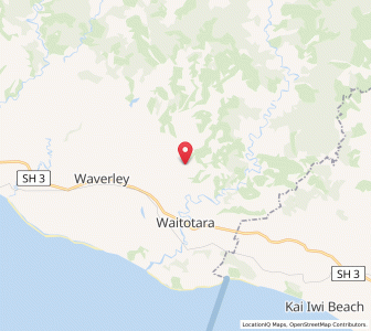 Map of Ngutuwera, Taranaki