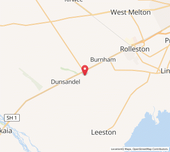 Map of Norwood, Canterbury