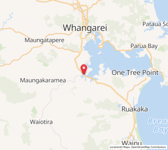Map of Oakleigh, Northland