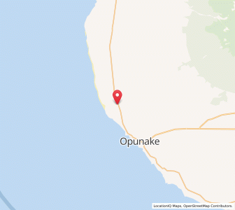 Map of Oaonui, Taranaki