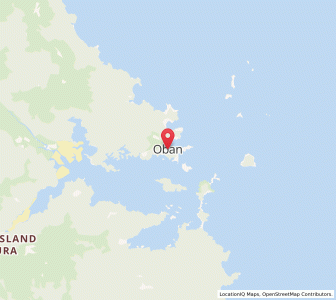 Map of Oban, Southland