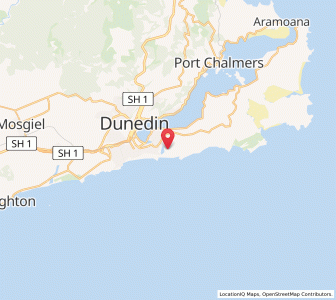 Map of Ocean Grove, Otago