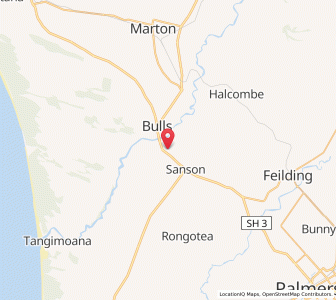 Map of Ohakea, Manawatu-Wanganui