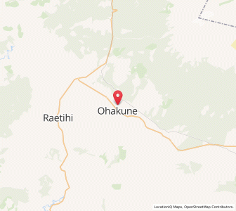 Map of Ohakune, Wellington