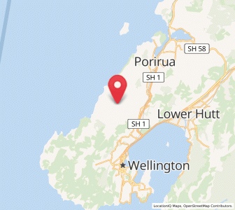 Map of Ohariu, Wellington
