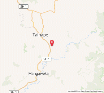 Map of Ohotu, Manawatu-Wanganui