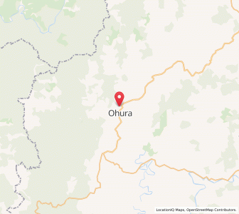 Map of Ohura, Manawatu-Wanganui
