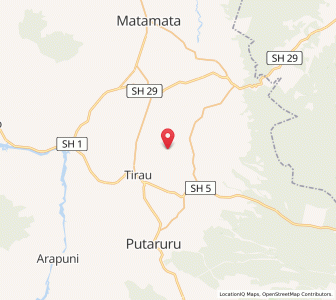 Map of Okoroire, Waikato