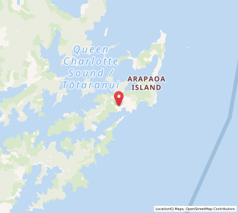 Map of Okukari, Marlborough