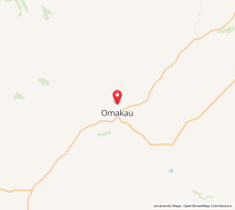 Map of Omakau, Otago