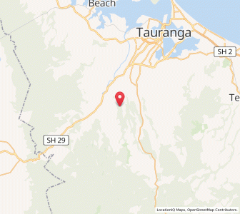 Map of Omanawa, Bay of Plenty