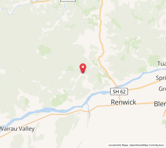 Map of Onamalutu, Marlborough