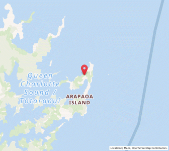 Map of Onauku, Marlborough