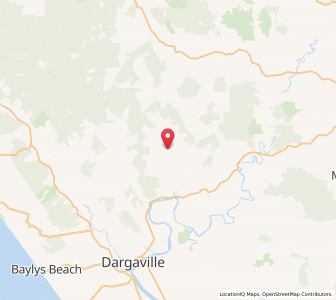 Map of Onetea, Northland
