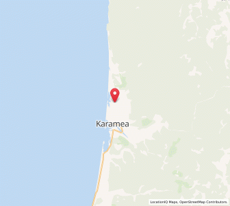 Map of Oparara, West Coast