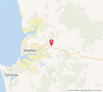 Map of Oparau, Waikato