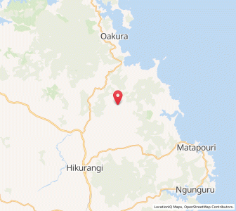 Map of Opuawhanga, Northland