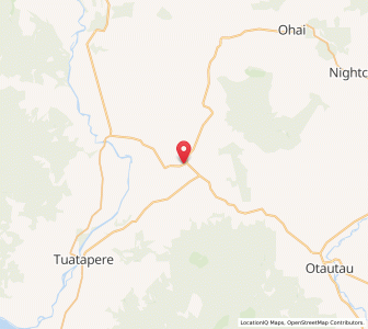 Map of Orawia, Southland