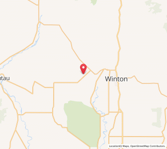 Map of Oreti Plains, Southland