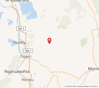 Map of Orini, Waikato