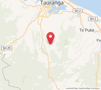 Map of Oropi, Bay of Plenty