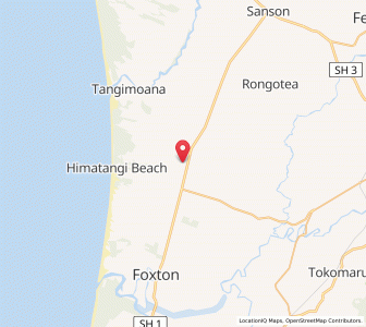 Map of Oroua Downs, Manawatu-Wanganui