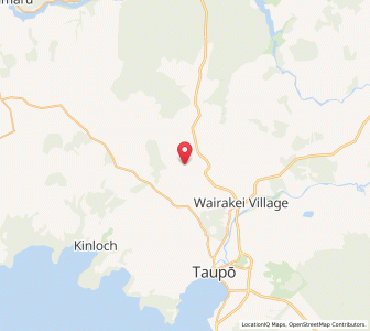 Map of Oruanui, Waikato