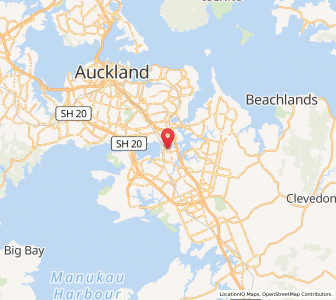 Map of Otahuhu, Auckland
