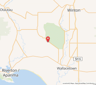 Map of Otahuti, Southland