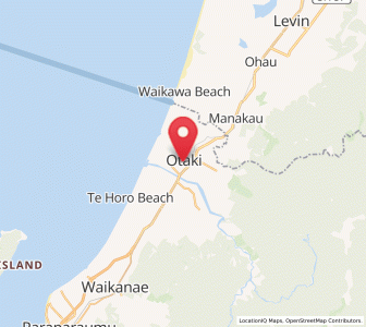 Map of Otaki, Wellington
