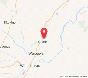 Map of Otane, Hawke's Bay