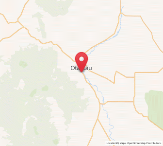 Map of Otautau, Southland