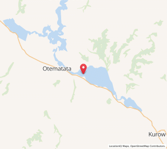 Map of Otematata, Canterbury