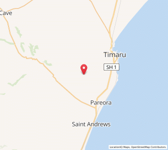 Map of Otipua, Canterbury