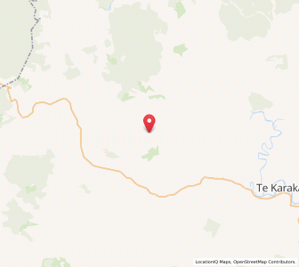 Map of Otoko, Gisborne