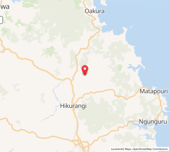Map of Otonga, Northland