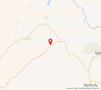 Map of Oturehua, Otago