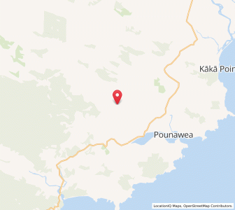 Map of Owaka Valley, Otago