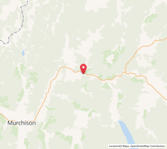Map of Owen Junction, Tasman