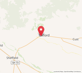 Map of Oxford, Canterbury
