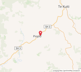 Map of Paemako, Waikato