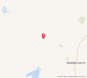 Map of Paerau, Otago