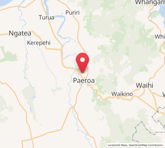 Map of Paeroa, Waikato