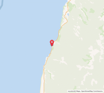 Map of Pahautane, West Coast