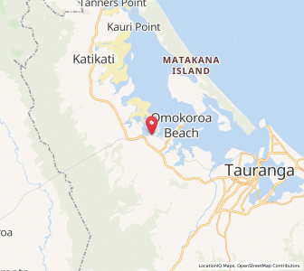 Map of Pahoia, Bay of Plenty