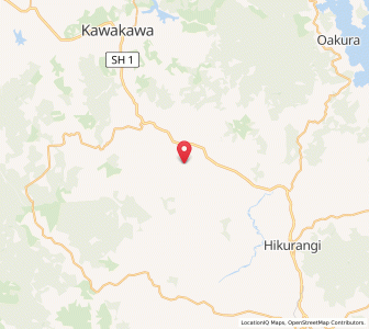 Map of Paiaka, Northland