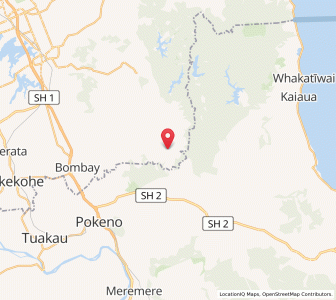 Map of Paparata Valley, Auckland