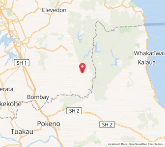 Map of Paparimu, Auckland