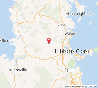 Map of Parakakau, Auckland