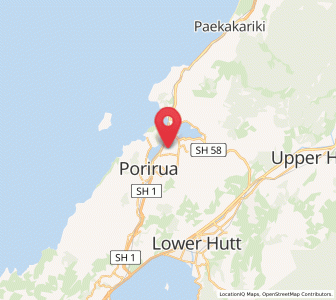 Map of Paremata, Wellington